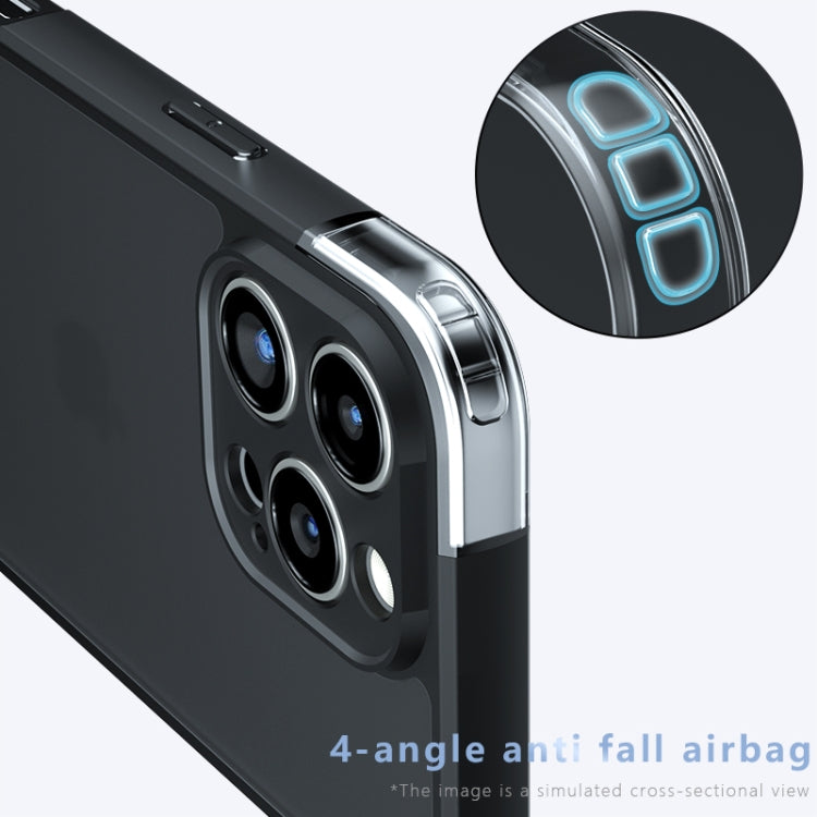 For iPhone 16 Pro Max Armor Precise Hole PC Hybrid TPU Phone Case(Transparent) - iPhone 16 Pro Max Cases by PMC TechLife | Online Shopping South Africa | PMC TechLife | Buy Now Pay Later Mobicred