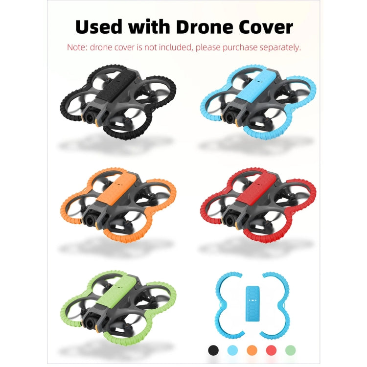 For DJI Avata 2 Sunnylife Drone Anti-Collision Protective Cover Propeller Ring Stripes(Green) - free shipping - PMC TechLife - Order now!