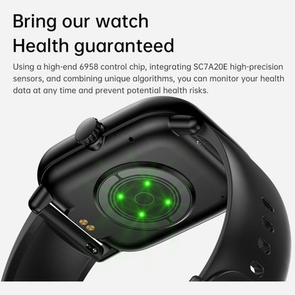 Y80 2.01 inch IPS HD Screen Smart Watch Supports Bluetooth Call / Health Monitoring(Black) - Smart Watches by PMC Jewellery | Online Shopping South Africa | PMC Jewellery | Buy Now Pay Later Mobicred