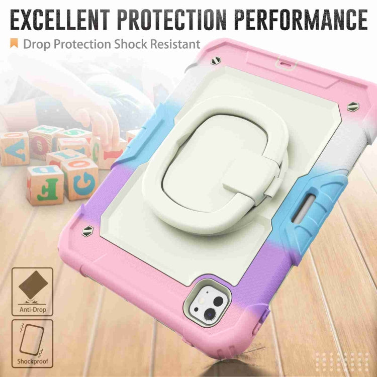 For iPad Pro 11 2024 Handle Silicone Hydric PC Tablet Case with Shoulder Strap(Camouflage Pink) - iPad Pro 11 2024 Cases by PMC TechLife | Online Shopping South Africa | PMC TechLife | Buy Now Pay Later Mobicred