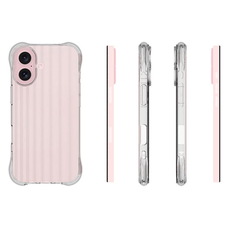 For iPhone 16 Water Ripple Fine Hole TPU Phone Case(Light Blue) - iPhone 16 Cases by PMC TechLife | Online Shopping South Africa | PMC TechLife | Buy Now Pay Later Mobicred