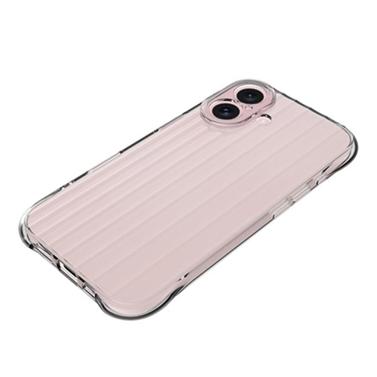 For iPhone 16 Water Ripple Fine Hole TPU Phone Case(Pink) - iPhone 16 Cases by PMC Jewellery | Online Shopping South Africa | PMC Jewellery | Buy Now Pay Later Mobicred