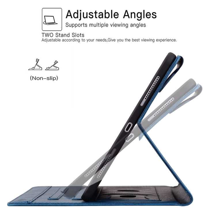 For iPad Pro 13 2024 Cat Buckle Leather Smart Tablet Case(Royal Blue) - iPad Pro 13 2024 Cases by PMC TechLife | Online Shopping South Africa | PMC TechLife | Buy Now Pay Later Mobicred