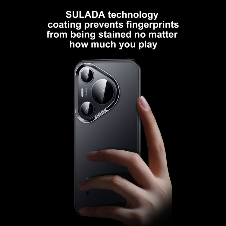 For Huawei Pura 70 Pro / 70 Pro+ SULADA Skin Feel Matte Shockproof Phone Case(Black) - Huawei Cases by SULADA | Online Shopping South Africa | PMC Jewellery | Buy Now Pay Later Mobicred