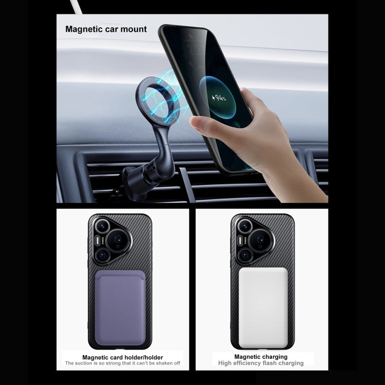 For Huawei Pura 70 Ultra SULADA 600D Kevlar Texture PC Shockproof Phone Case(Blue) - free shipping - PMC Jewellery - Order now!