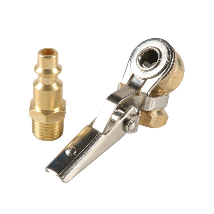 2pcs / Set Car 1/4NPT Brass American Style Pneumatic Chuck(Yellow) - free shipping - PMC TechLife - Order now!
