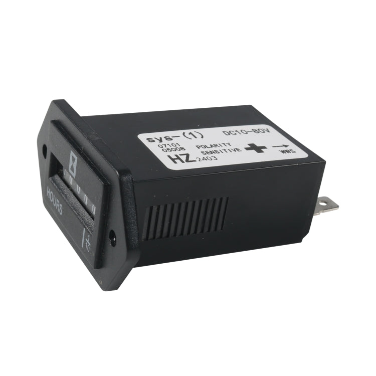 Generator / Boat / Off-road Vehicle DC10-80V Industrial Timer with Screws(Black) - Engines & Engine Parts by PMC TechLife | Online Shopping South Africa | PMC TechLife | Buy Now Pay Later Mobicred