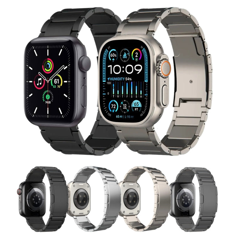 For Apple Watch Series 7 41mm Titanium Metal Watch Band(Silver) - free shipping - PMC TechLife - Order now!