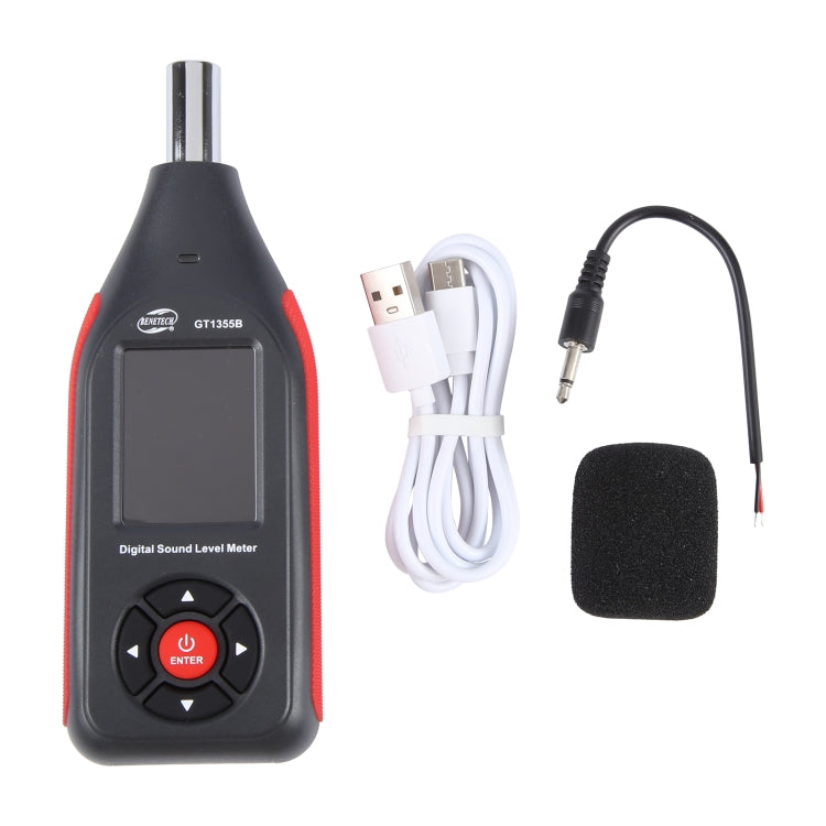 BENETECH GT1355B LCD Display Decibel Tester - Light & Sound Meter by BENETECH | Online Shopping South Africa | PMC TechLife | Buy Now Pay Later Mobicred