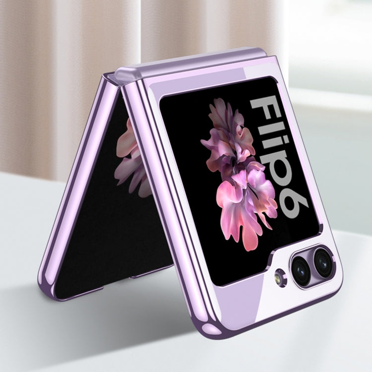 For Samsung Galaxy Z Flip6 GKK Electroplating Full Coverage Phone Case(Transparent) - Galaxy Z Flip6 5G Cases by GKK | Online Shopping South Africa | PMC Jewellery | Buy Now Pay Later Mobicred