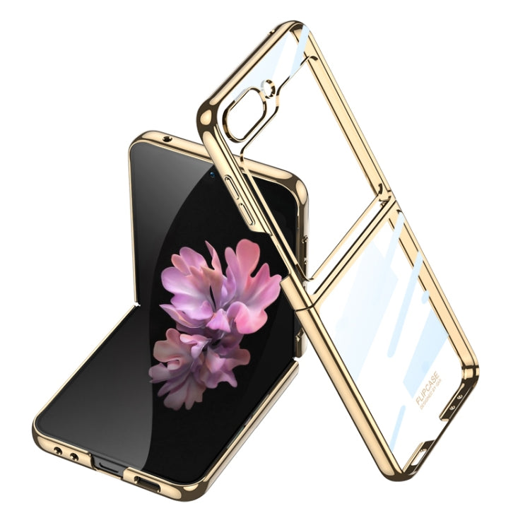 For Samsung Galaxy Z Flip6 GKK Electroplating Full Coverage Phone Case(Gold) - Galaxy Z Flip6 5G Cases by GKK | Online Shopping South Africa | PMC Jewellery | Buy Now Pay Later Mobicred