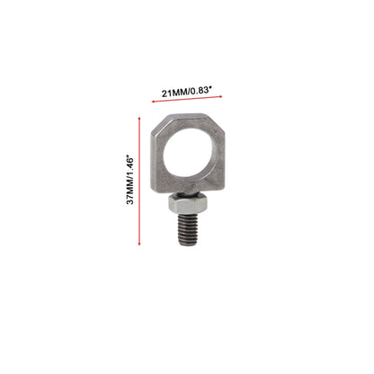 Turbo Variable Flow Actuator Eye Bolt Nut VGT Rod End Link (Silver) - Nuts & Bolts by PMC Jewellery | Online Shopping South Africa | PMC Jewellery | Buy Now Pay Later Mobicred