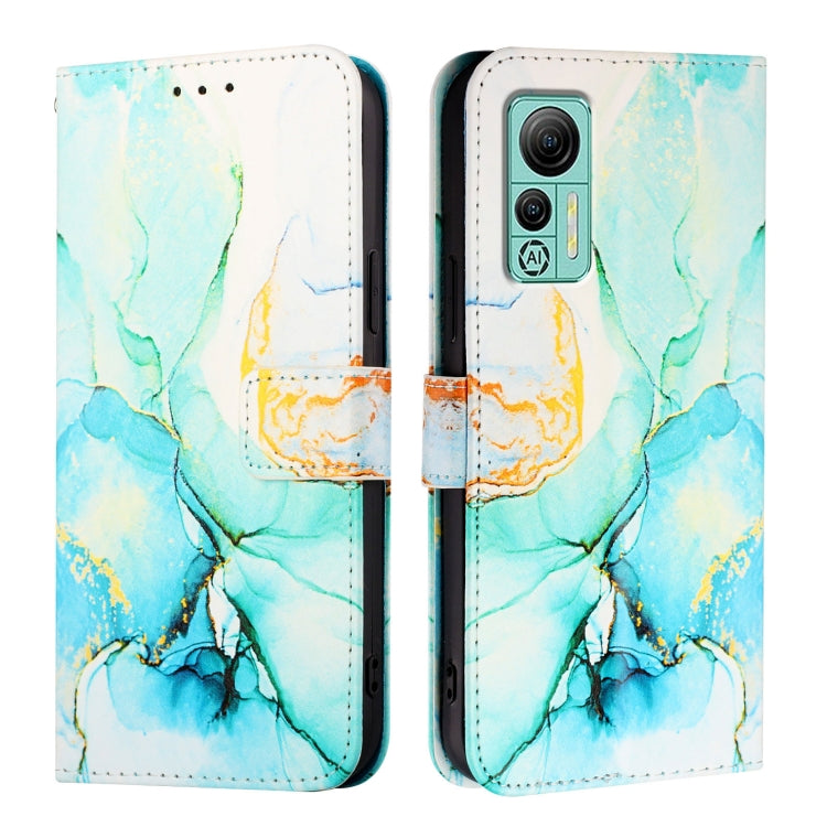 For Ulefone Note 14 PT003 Marble Pattern Flip Leather Phone Case(Green) - Ulefone Cases by PMC Jewellery | Online Shopping South Africa | PMC Jewellery | Buy Now Pay Later Mobicred