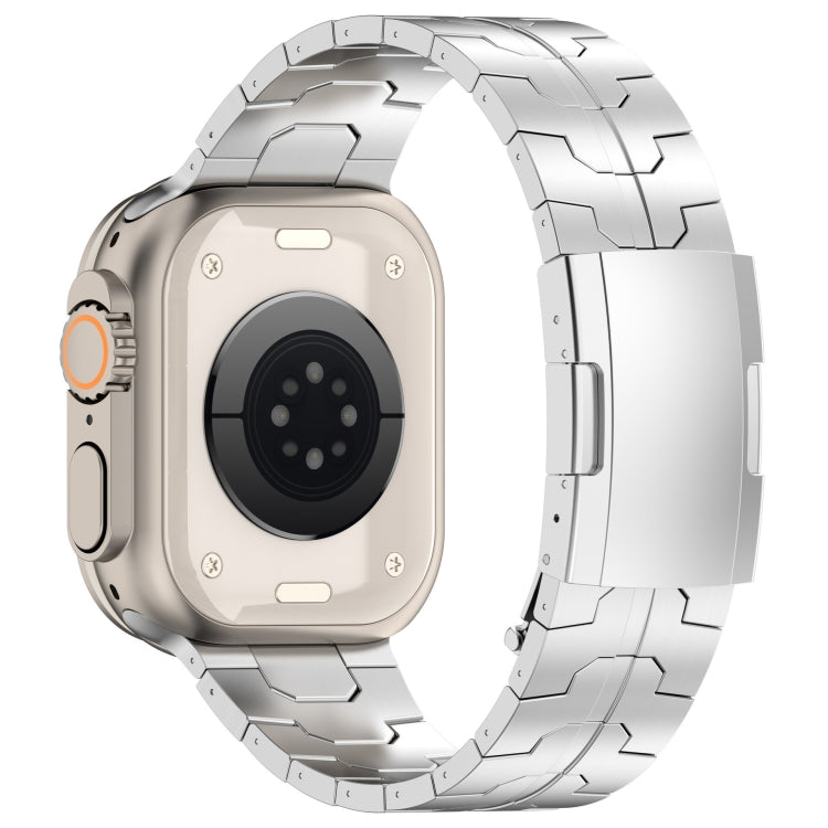For Apple Watch Series 5 40mm Turtle Buckle Titanium Alloy Watch Band(Silver) - free shipping - PMC TechLife - Order now!