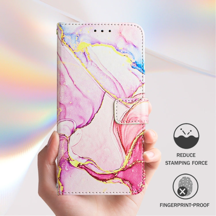 For Blackview Wave 6C PT003 Marble Pattern Flip Leather Phone Case(Rose Gold) - More Brand by PMC TechLife | Online Shopping South Africa | PMC TechLife | Buy Now Pay Later Mobicred