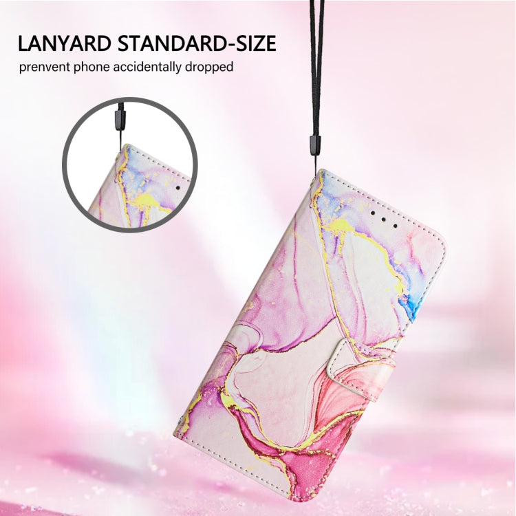 For Blackview Wave 6C PT003 Marble Pattern Flip Leather Phone Case(Rose Gold) - More Brand by PMC TechLife | Online Shopping South Africa | PMC TechLife | Buy Now Pay Later Mobicred