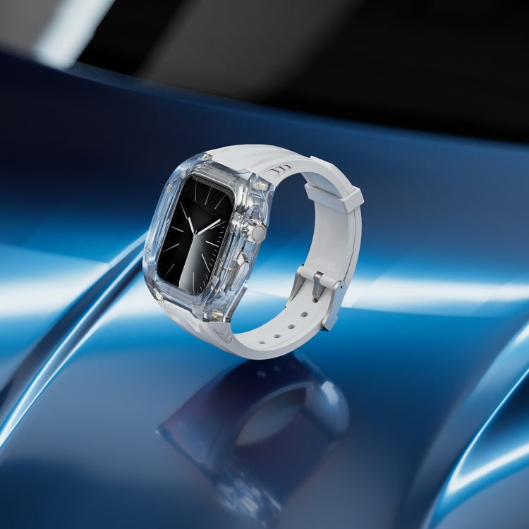 For Apple Watch SE 2022 44mm Modified PC Hybrid TPU Watch Case Band(Starlight Transparent) - free shipping - PMc TechLife - Order now!