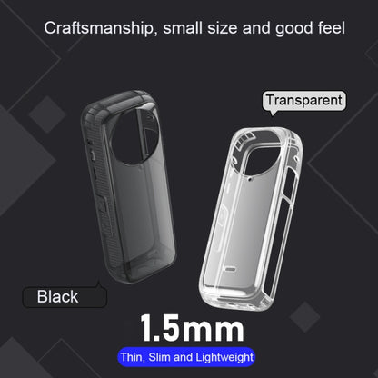 For Insta360 X4 Clear 1.5mm Soft TPU Protective Case Single Cover(Transperant) - Case & Bags by PMC Jewellery | Online Shopping South Africa | PMC Jewellery | Buy Now Pay Later Mobicred