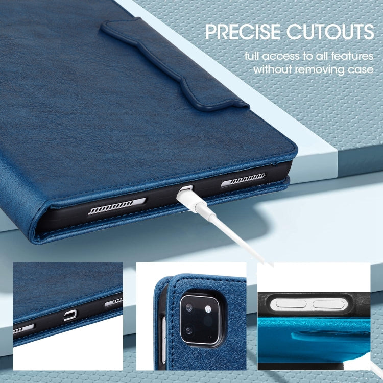 For Lenovo Tab M8 Cat Buckle Leather Tablet Case(Royal Blue) - Lenovo by PMC TechLife | Online Shopping South Africa | PMC TechLife | Buy Now Pay Later Mobicred