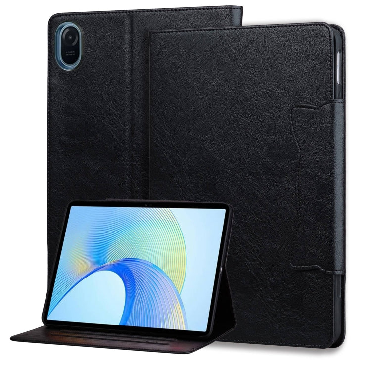 For Honor Pad 8 Cat Buckle Leather Tablet Case(Black) - Honor by PMC TechLife | Online Shopping South Africa | PMC TechLife | Buy Now Pay Later Mobicred