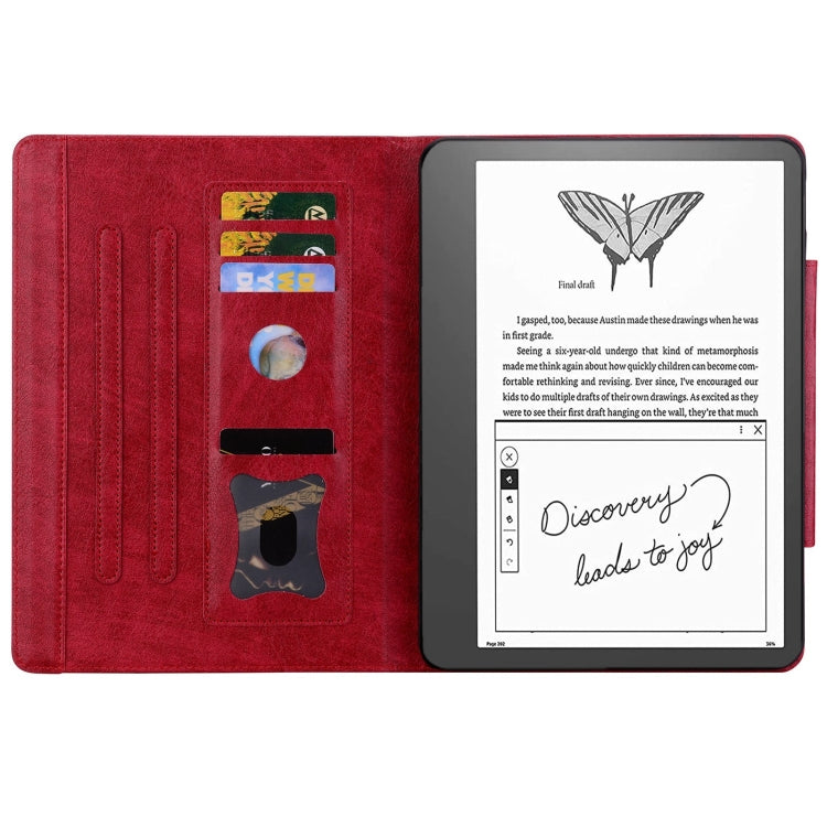 For Amazon Kindle Scribe 10.2 inch 2022 Cat Buckle Leather Tablet Case(Red) - free shipping - PMC TechLife - Order now!