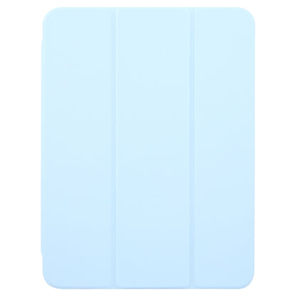 For iPad Air 13 2024 GEBEI Acrylic TPU 3-folding Rotating Smart Tablet Leather Case withh Pen Slot(Sky Blue) - iPad Air 13 2024 Cases by GEBEI | Online Shopping South Africa | PMC Jewellery | Buy Now Pay Later Mobicred