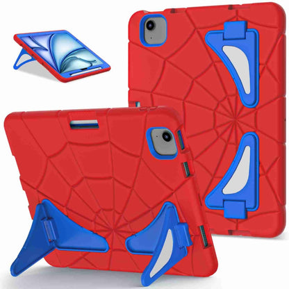 For iPad Air 11 2024 Silicone + PC Shockproof Protective Tablet Case(Red Blue) - iPad Air 11 2024 Cases by PMC Jewellery | Online Shopping South Africa | PMC Jewellery | Buy Now Pay Later Mobicred