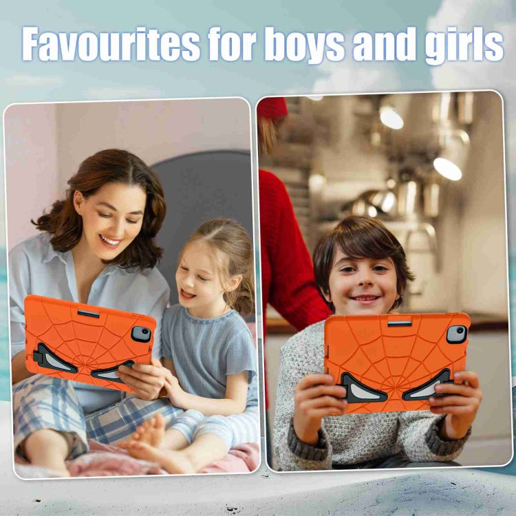 For iPad Air 11 2025 / 2024 Silicone + PC Shockproof Protective Tablet Case(Orange Black) - iPad Air 11 2025 / 2024 Cases by PMC TechLife | Online Shopping South Africa | PMC TechLife | Buy Now Pay Later Mobicred