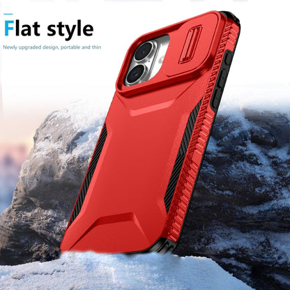 For iPhone 16 Sliding Camshield Phone Case(Red) - iPhone 16 Cases by PMC Jewellery | Online Shopping South Africa | PMC Jewellery | Buy Now Pay Later Mobicred