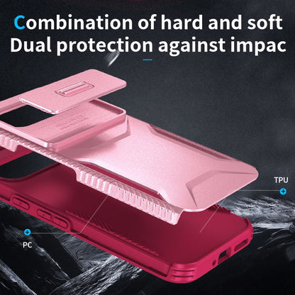 For Google Pixel 9 Pro XL Sliding Camshield Phone Case(Pink + Rose Red) - Google Cases by PMC Jewellery | Online Shopping South Africa | PMC Jewellery | Buy Now Pay Later Mobicred