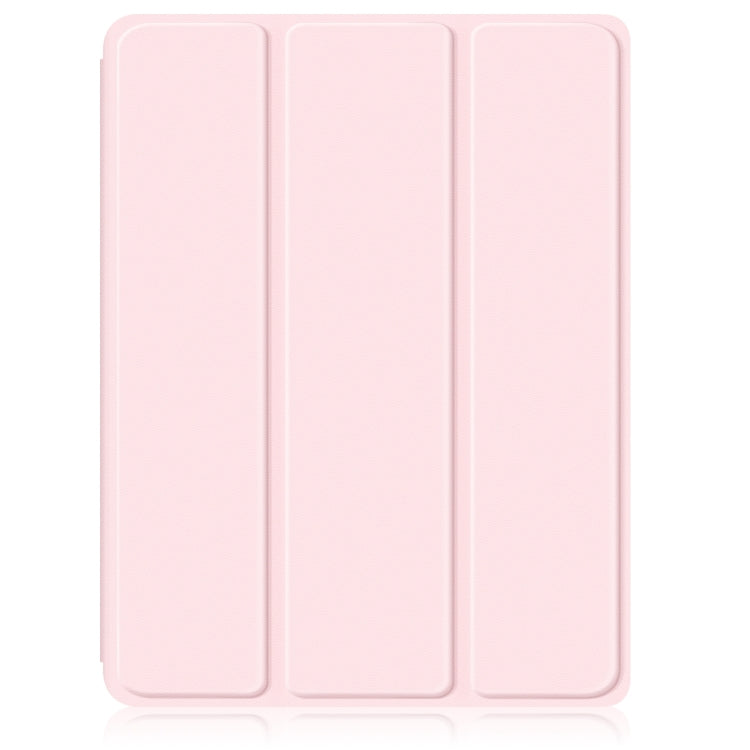For iPad Pro 11 2024 Acrylic 3-Fold Smart Leather Tablet Case(Pink) - iPad Pro 11 2024 Cases by PMC Jewellery | Online Shopping South Africa | PMC Jewellery | Buy Now Pay Later Mobicred