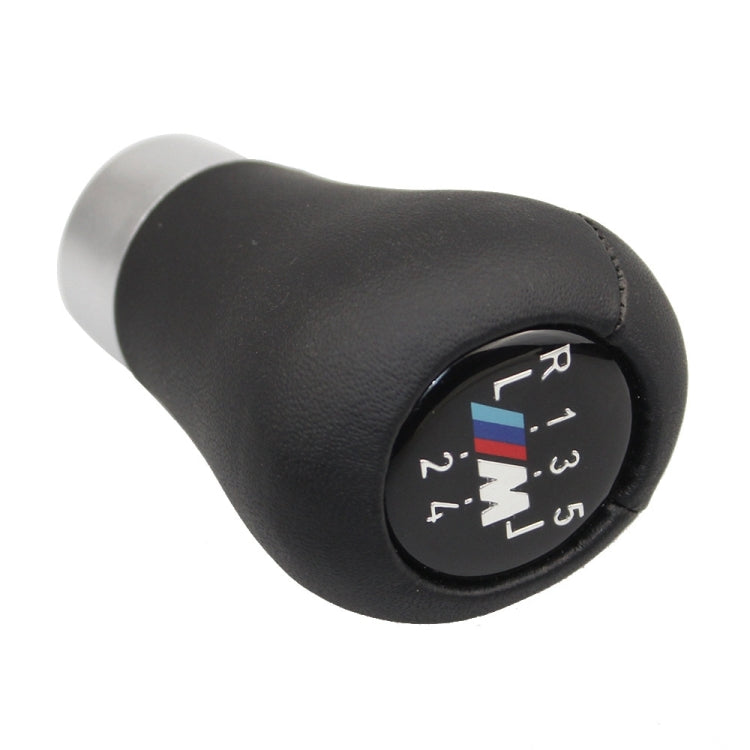 For BMW 3 Series E90 Round Car Gear Lever Leather Gear Shift Knob, Style:6 Speed - Shift Knob by PMC Jewellery | Online Shopping South Africa | PMC Jewellery | Buy Now Pay Later Mobicred