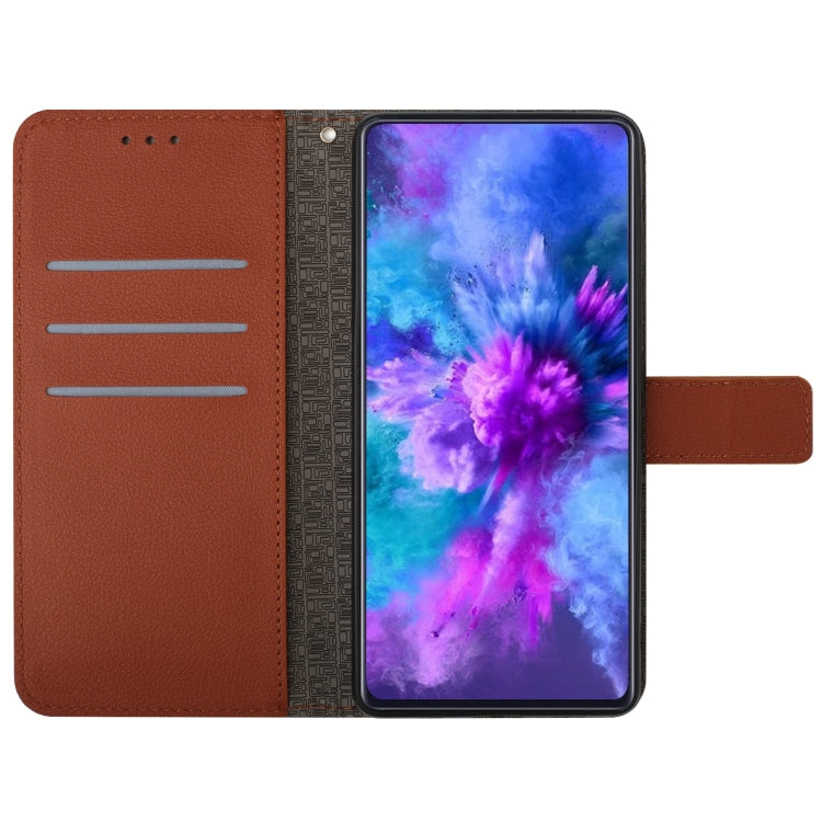 For Samsung Galaxy S25 Ultra 5G Rhombic Grid Texture Leather Phone Case(Brown) - Galaxy S25 Ultra 5G Cases by PMC Jewellery | Online Shopping South Africa | PMC Jewellery | Buy Now Pay Later Mobicred