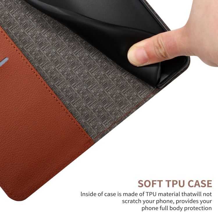 For Samsung Galaxy S25 Ultra 5G Rhombic Grid Texture Leather Phone Case(Brown) - Galaxy S25 Ultra 5G Cases by PMC Jewellery | Online Shopping South Africa | PMC Jewellery | Buy Now Pay Later Mobicred