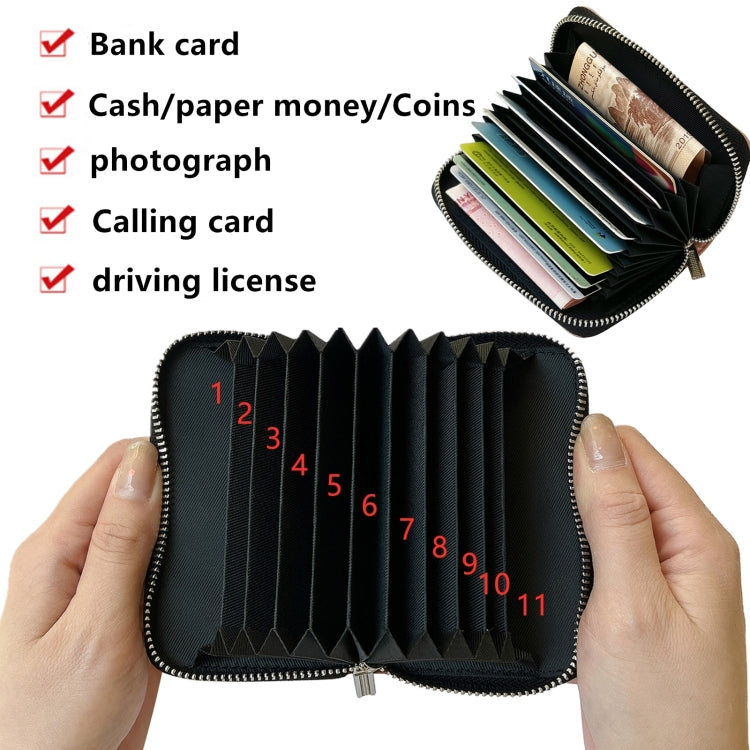 For Google Pixel 8 Solid Color Zipper 11-Card Slots Bag Phone Case with Lanyard(Black) - Google Cases by PMC TechLife | Online Shopping South Africa | PMC TechLife | Buy Now Pay Later Mobicred