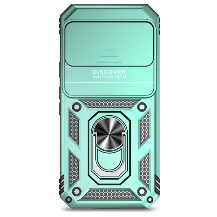 For Google Pixel 9 Sliding Camshield Holder Phone Case(Green) - Google Cases by PMC TechLife | Online Shopping South Africa | PMC TechLife | Buy Now Pay Later Mobicred