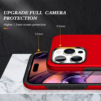 For iPhone 16 Magnetic Ring Holder Phone Case(Red) - iPhone 16 Cases by PMC Jewellery | Online Shopping South Africa | PMC Jewellery | Buy Now Pay Later Mobicred