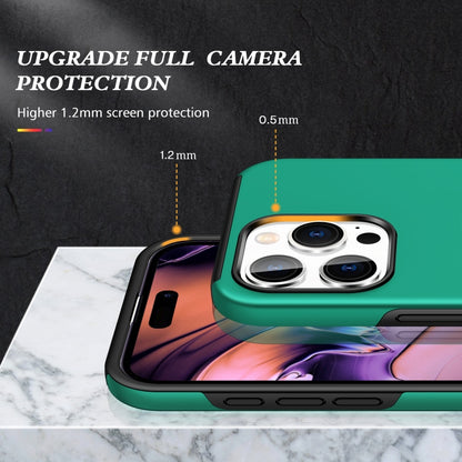 For iPhone 16 Pro Magnetic Ring Holder Phone Case(Dark Green) - iPhone 16 Pro Cases by PMC Jewellery | Online Shopping South Africa | PMC Jewellery | Buy Now Pay Later Mobicred