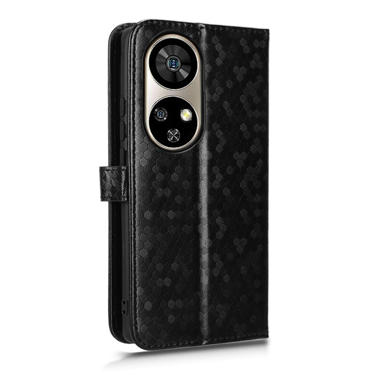 For Ulefone Note 17 Pro Honeycomb Dot Texture Leather Phone Case(Black) - Ulefone Cases by PMC Jewellery | Online Shopping South Africa | PMC Jewellery | Buy Now Pay Later Mobicred