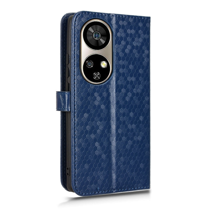 For Ulefone Note 17 Pro Honeycomb Dot Texture Leather Phone Case(Blue) - Ulefone Cases by PMC Jewellery | Online Shopping South Africa | PMC Jewellery | Buy Now Pay Later Mobicred