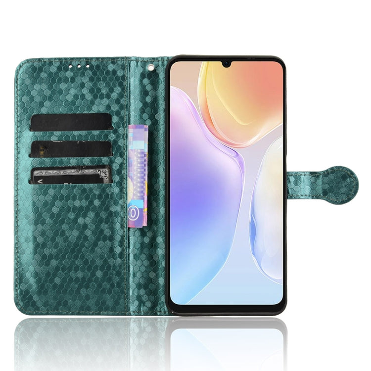 For Ulefone Note 20 Pro Honeycomb Dot Texture Leather Phone Case(Green) - Ulefone Cases by PMC Jewellery | Online Shopping South Africa | PMC Jewellery | Buy Now Pay Later Mobicred