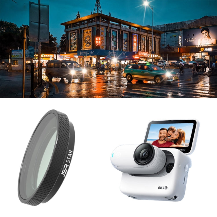 For Insta360 GO 3S JUNESTAR Camera Lens Filter, Filter:STAR - free shipping - PMC TechLife - Order now!