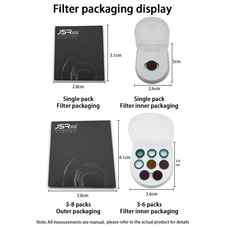 For Insta360 GO 3S JUNESTAR Camera Lens Filter, Filter:ND32 - free shipping - PMC TechLife - Order now!