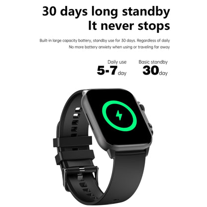 LEMFO HK95 1.952 inch BT5.0 IP68 Sport Smart Watch, Support Bluetooth Call / Sleep / Blood Oxygen / Heart Rate / Blood Pressure Health Monitor(Silver) - Smart Watches by LEMFO | Online Shopping South Africa | PMC Jewellery | Buy Now Pay Later Mobicred