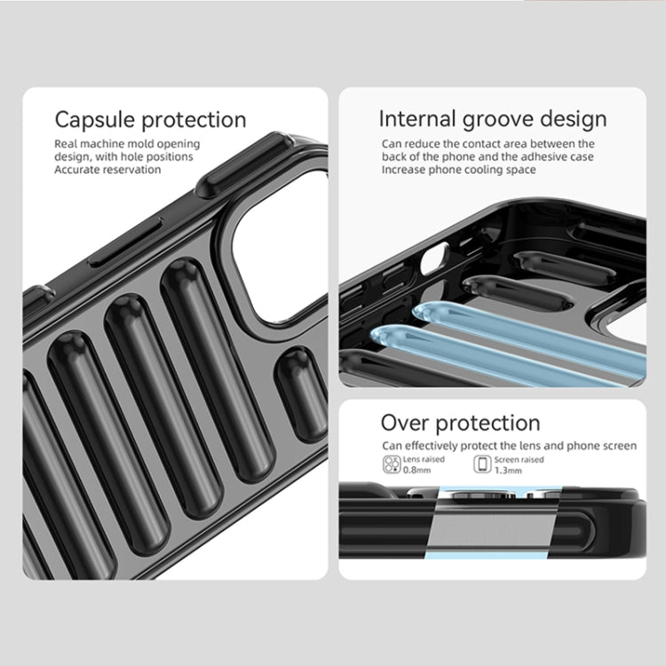 For iPhone 16 Pro Max Capsule Series Candy Color TPU Phone Case(Orange) - iPhone 16 Pro Max Cases by PMC TechLife | Online Shopping South Africa | PMC TechLife | Buy Now Pay Later Mobicred