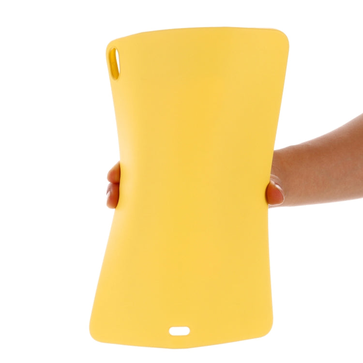 For iPad Air 13 2025 / 2024 Pure Color Liquid Silicone Shockproof Tablet Case(Yellow) - free shipping - PMC TechLife - Order now!
