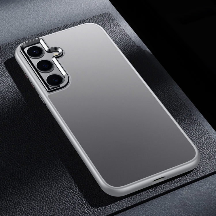 For Samsung Galaxy S24 5G SULADA Skin Feel Matte Shockproof Phone Case(Grey) - Galaxy S24 5G Cases by SULADA | Online Shopping South Africa | PMC Jewellery | Buy Now Pay Later Mobicred