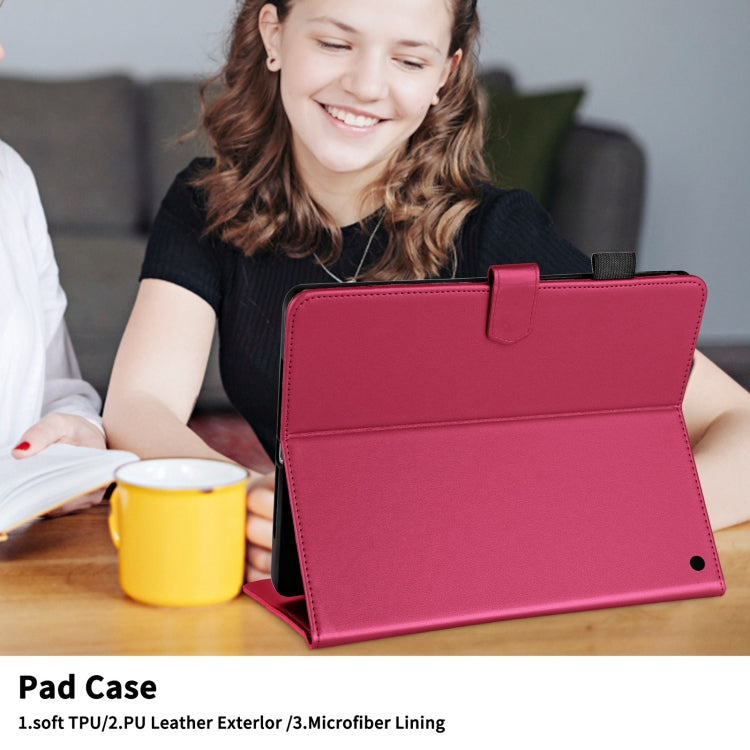 For Amazon Kindle Fire HD10 2023 Rhombus Lattice Leather Tablet Case(Red) - Amazon by PMC TechLife | Online Shopping South Africa | PMC TechLife | Buy Now Pay Later Mobicred
