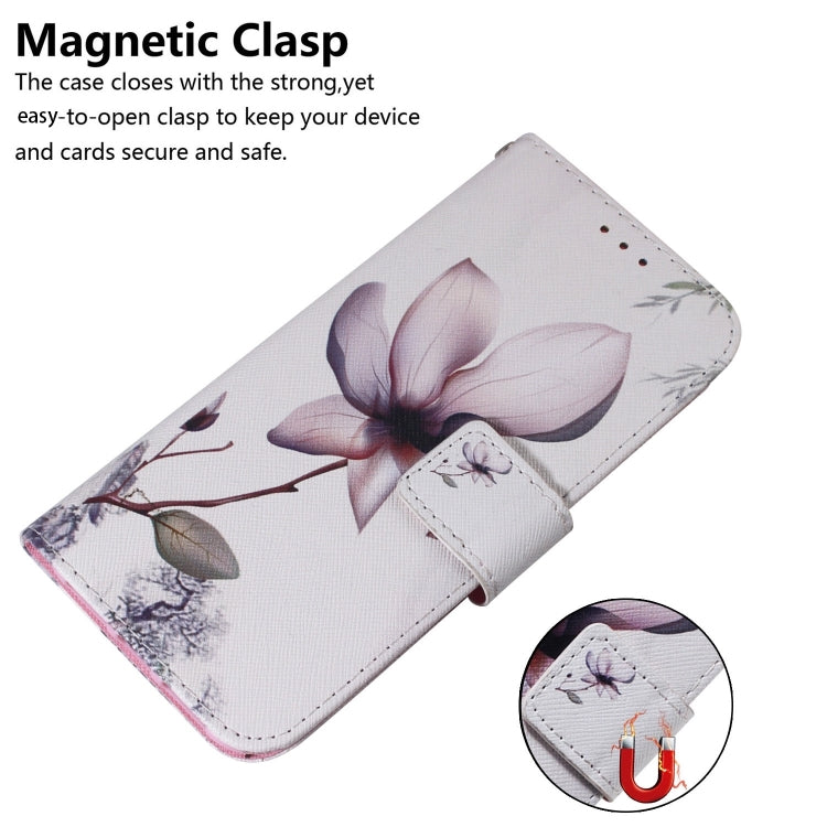 For Xiaomi Redmi K70 Pro / K70 Coloured Drawing Flip Leather Phone Case(Magnolia) - K70 Cases by PMC Jewellery | Online Shopping South Africa | PMC Jewellery | Buy Now Pay Later Mobicred