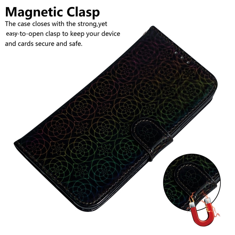 For Xiaomi Redmi K70 / K70 Pro Colorful Magnetic Buckle Leather Phone Case(Black) - K70 Cases by PMC Jewellery | Online Shopping South Africa | PMC Jewellery | Buy Now Pay Later Mobicred